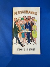 Vintage Fleischmann’s Mixer Manual, Great Graphics Great Condition 50’s - 60’s picture