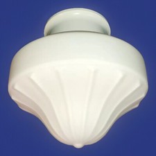 Vtg/Antique 1920's-1930's Art Deco Nouveau Victorian Frosted Acorn Light Fixture picture