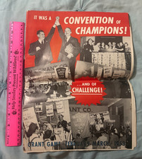 O  RARE 1953 W.T. GRANT COMPANY Employee Convention Newspaper Magazine w/ photos picture
