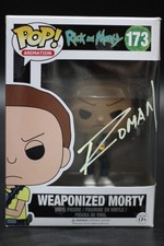Funko Pop Animation Rick & Morty Weaponized Morty 173 Signed Figure NIB - No COA picture
