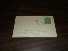 AUGUST 1948 LOUISVILLE & NASHVILLE L&N TRAIN #4 SELMA & PENSACOLA RPO POST CARD  picture