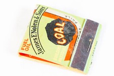 COAL James E Nolen & Sons Germantown Philadelphia 1930s Matchbook Advertising picture