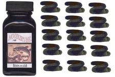 NOODLERS Fountain Pen Ink Bottle - 3oz - BULLETPROOF BLACK picture