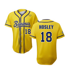 New Savannah Bananas Hosley #18 Baseball Jersey S-5XL CC179 picture