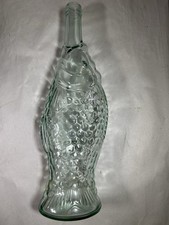 Vintage Empty Fish Shaped Wine Bottle 13