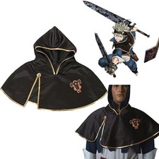 Asta Black Clover Team Black Bull Hooded Black Short Cloak Cosplay Costume Anime picture