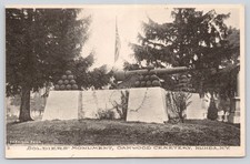 Soldiers Monument, Oakwood Cemetery, Nunda NY New York Postcard picture