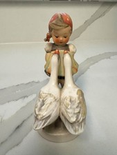 VTG Hummel Goebel “Girl with Geese” Figurine HUM 205/0 W. Germany TMK‑6 picture