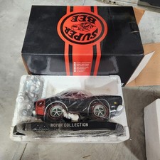 Bent Rod Garage 1969 Super Bee Black Red Stripe 1:18 Statue Sh picture