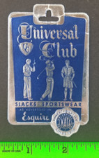 Vintage Universal Sportswear Golf  Hang Tag picture