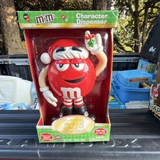 M&M's Red Character Candy Dispenser 2015 Original - Red White Black picture