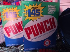 VTG Colgate PUNCH Laundry Detergent Soap 49 Oz Old Stock RARE  Giant Size picture