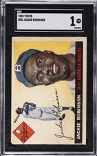 1955 TOPPS #50 JACKIE ROBINSON SGC 1 picture