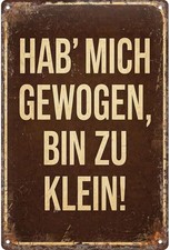 German Funny Quote Tin Metal Signs Home Décor Wall Art Rustic 12x8 Inch picture