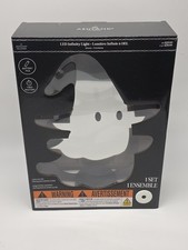 Ashland Halloween LED Infinity Light Ghost Multicolor Battery Timer Indoor 13in picture
