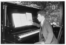 Photo:Samuel Gardner at Piano Composer Violinist Portrait c1915-1920 picture