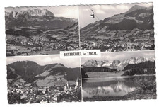 ANTIQUE MULTI-VIEW RPPC REAL PHOTO KITZBUHEL IN TIROL AUSTRIA CABLE CAR picture