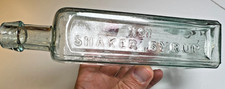 No 1 Shaker Syrup Canterbury New Hampshire NH Antique Bottle Applied Top 1850s picture