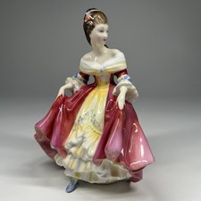 1957 Royal Doulton Southern Belle Porcelain Figurine HN 2229 Victorian Lady picture