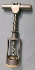 Vtg Wusthof Dreizack Trident steel locking handle wine corkscrew / Korkzieher picture