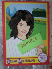 SARAH MCLACHLAN  CONCERT CARD  PHILLY TOUR   2014 picture