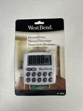 BRAND NEW West Bend 40005X Electronic Triple Timer and Clock picture