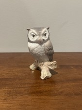 Lladro Retired Lucky Owl #8035 2003 Knock On Wood Porcelain Figurine 3.25