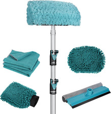 12FT Car Wash Brush with Long Handle, Car Cleaning Kit with Soft Wash Brush, Tir picture