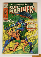 Sub-Mariner #10 1969 Marvel Silver Age Key 1st Karthon Serpent Crown VG+ Colan picture