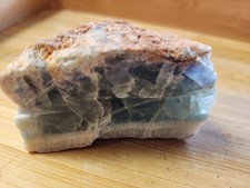 Flourite Cooks Peak Area NM 328g Rough Slice. Pretty.  picture