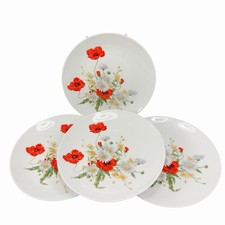 JL Menau Henneberg German Democratic Republic Dish Plate 7inch Plates Set 4 VTG picture