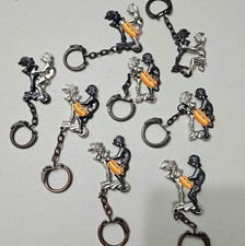 Lot of 8 Vintage 70's Adult Novelty Keychains - Man Woman Sex  picture