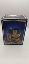 Vintage JSNY Ceramic Halloween Haunted House Candle Holder Ghost Pumpkin Cat picture