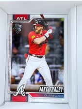 Jake Fraley #323 Atlanta Braves 2026 TOPPS Baseball Cards Series 1 picture