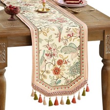 Patdrea Designer Vintage French Velvet Table Runner,12