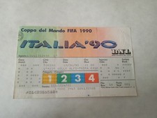 FIFA WORLD CUP 1990 - ITALY TICKET 90 STADIUM OF THE ALPS, TURIN picture