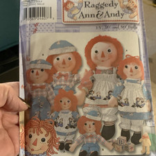 Simplicity 9447 Classic Raggedy Ann & Andy Doll Sewing Pattern 15