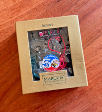 New in Box Marquis by Waterford Crystal Peanuts 50th Annviersary Ornament Snoopy picture