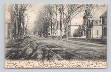 Postcard A View Of Columbia Street, NY ~ 1906 Mohawk,   Postmark picture