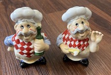 Vintage Italian Chef Salt/Pepper  Shaker picture