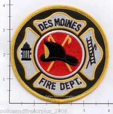 Iowa - Des Moines Fire Dept IA Fire Dept Patch picture
