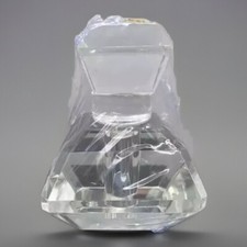 Lead Crystal PERFUME BOTTLE  Clear New in Box with Funnel Dabber Marilyn Miglin picture