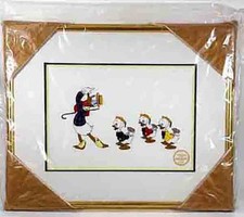 Disney's Framed Mr. Duck Steps Out Sericel, Limited Edition w/Certificate picture