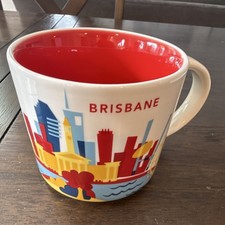 Starbucks You Are Here Collection Brisbane Mug White/Red Multicolor, 2017 picture