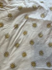 vintage 1990s Y2K Springs Celestial Sun Bedding sheet Queen picture