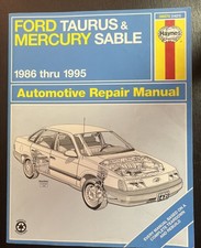 1986-95 Haynes Ford Taurus and Mercury Sable Auto Repair Manual picture