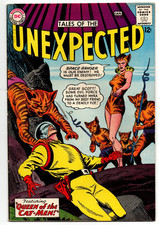 Tales of the Unexpected #80 FN/VF 7.0 Queen of the Cat-Men DC Silver Age 1964 picture
