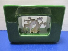 Vintage MCM Howard Pierce California 3D Planter Green Design Diorama picture