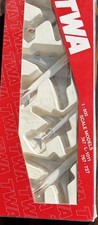 Vintage Schabak TWA Airlines #910/10 Germany Diecast 747 L-1011 767 727 Boeing picture