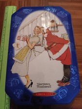 2001 Snickers Norman Rockwell Christmas Tin picture